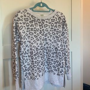 Leopard print sweatshirt